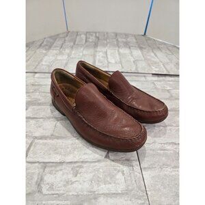 Men's MEPHISTO Henri Chestnut Brown Leather Loafers Size US 11 EUR 10.5